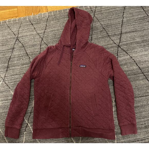 GUC Patagonia Womens Full Zip Hoodie - Large - Organic Cotton - Worn Wear - Picture 2 of 5